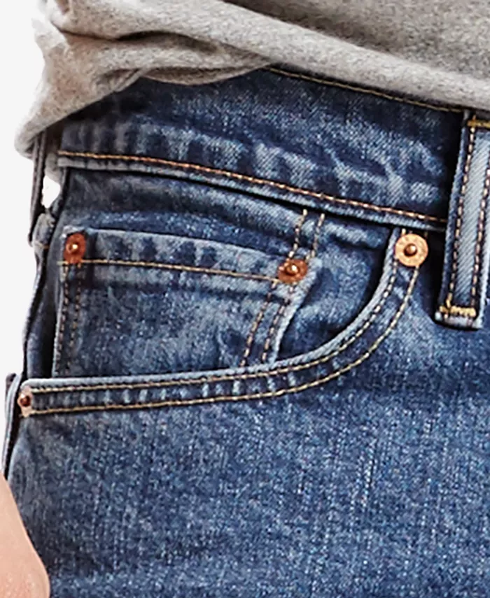 Мужские джинсы 505 Regular Fit Stretch Levi's, синий — фото 4