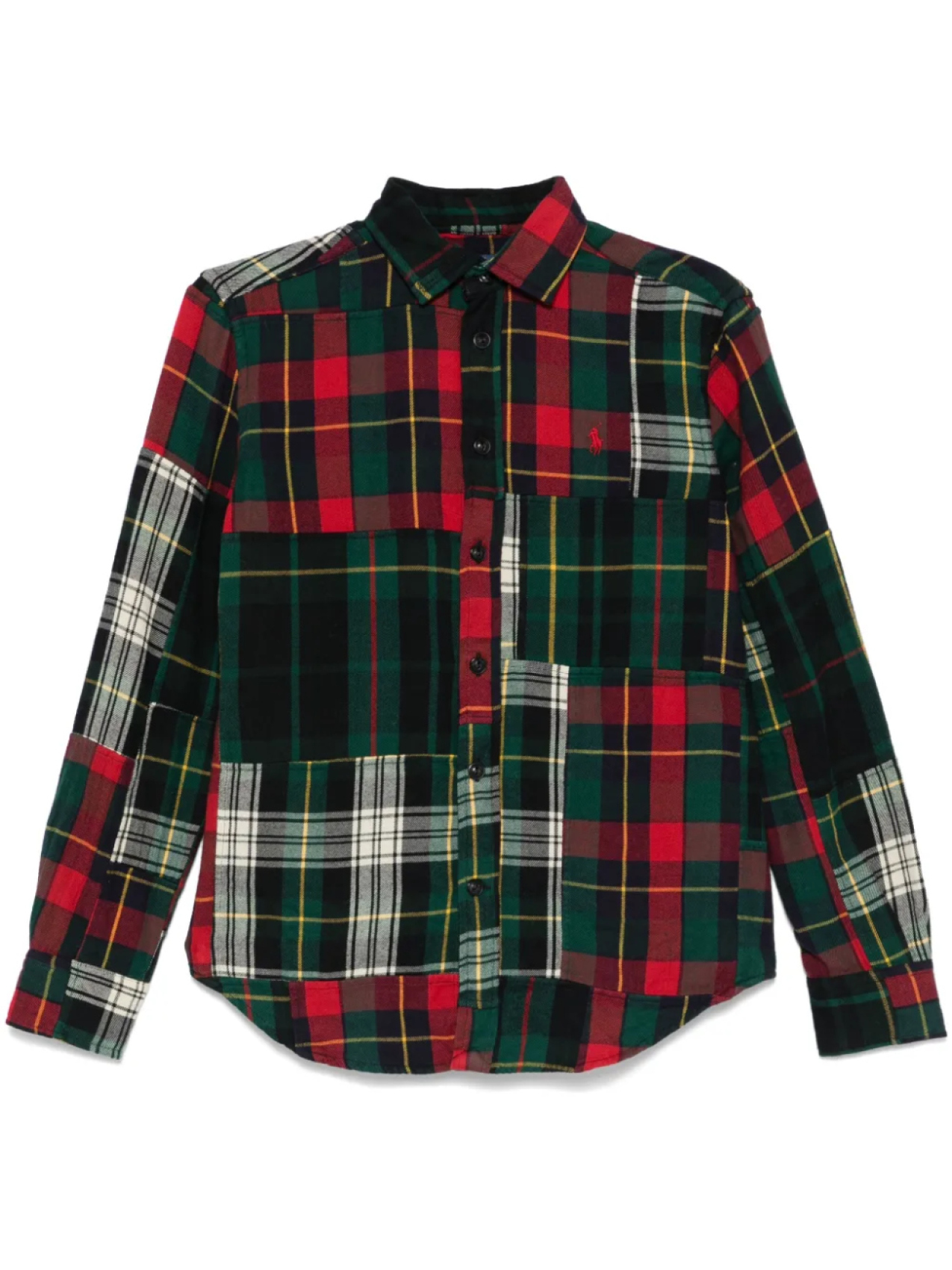 

Рубашка в клетку Polo Ralph Lauren, синий