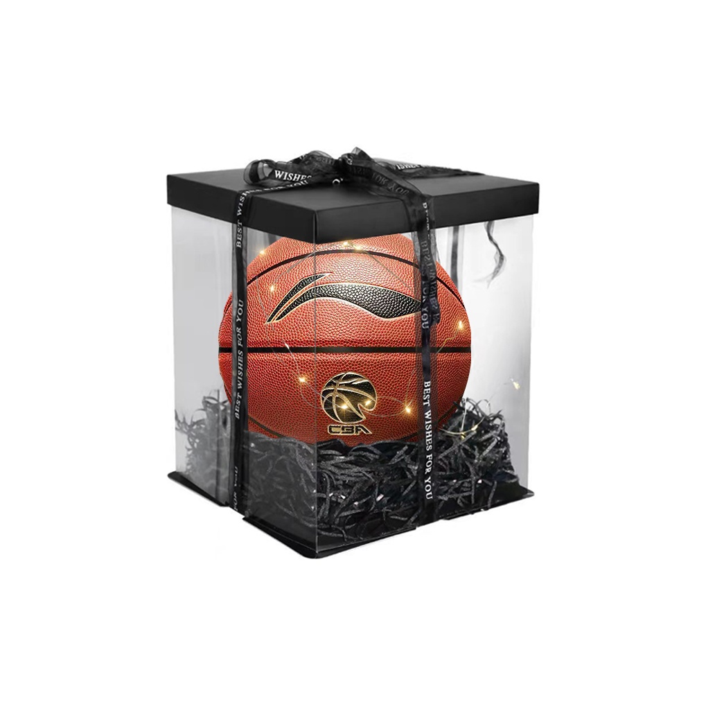 

LINING Баскетбольный мяч CBA Collection PU коричневый размер 7 тренировочный unisex Китай