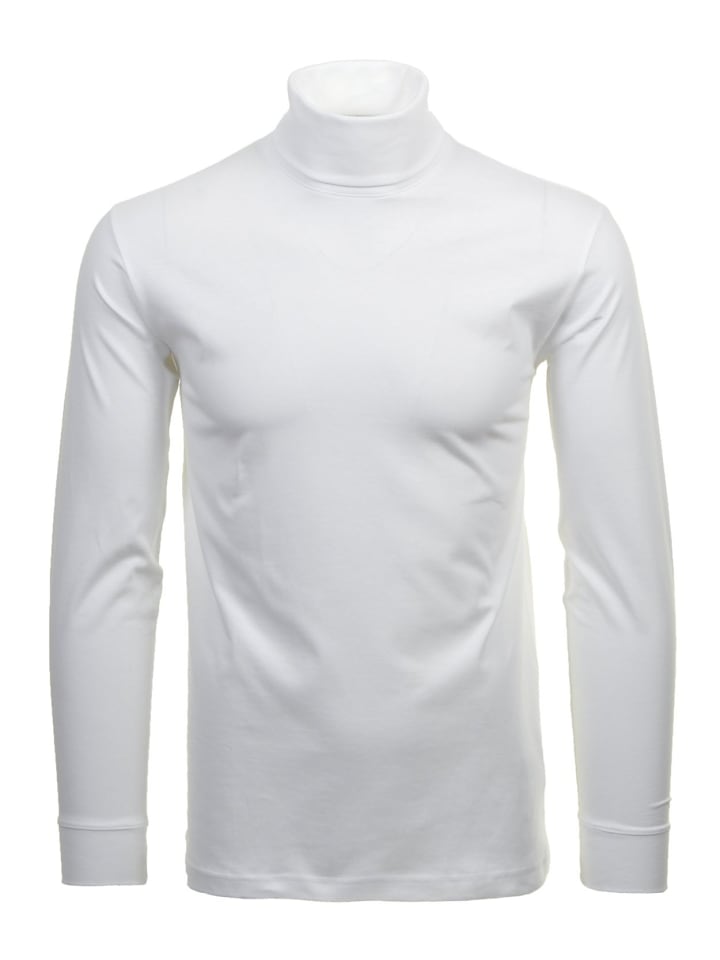 

Футболка с длинными рукавами белого цвета Ragman