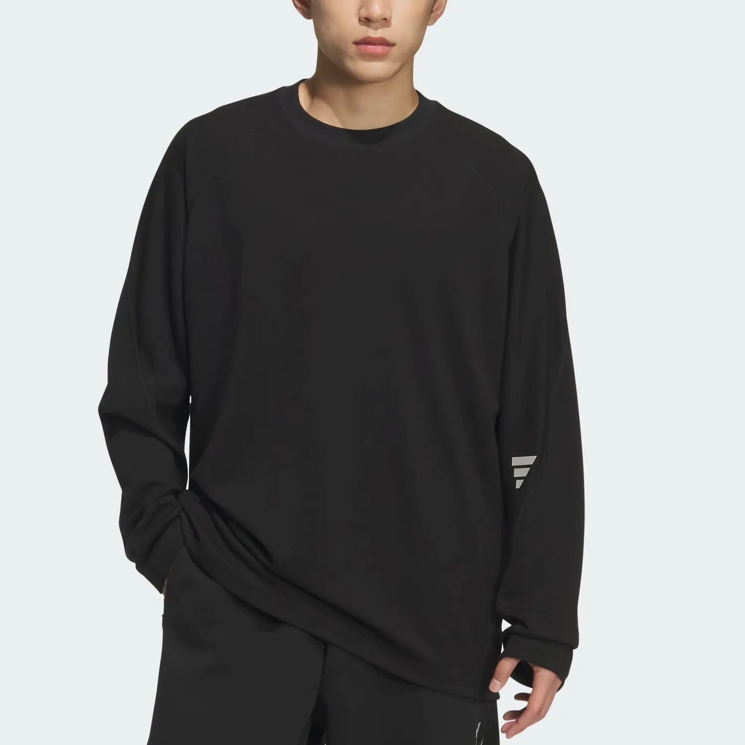 Футболка FOS FUTURE STYLE мужская Adidas, черный — фото 3