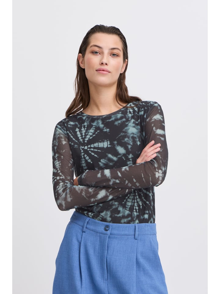 

B. young Рубашка с длинными рукавами BYPROMESH, приталенный крой, цвет «Морозно-зеленый микс»