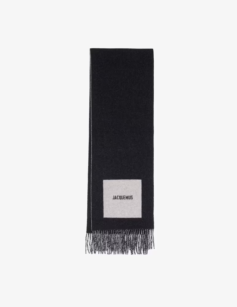 

Шарф L'echarpe rond carre Jacquemus, черный
