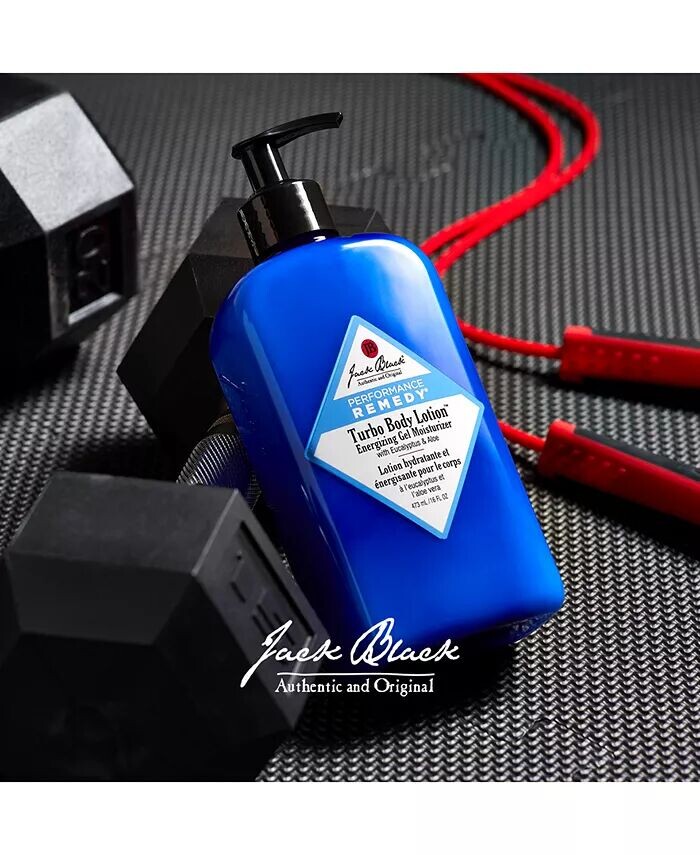 Энергетический увлажняющий гель Turbo Body Lotion, 16 унций Jack Black — фото 2