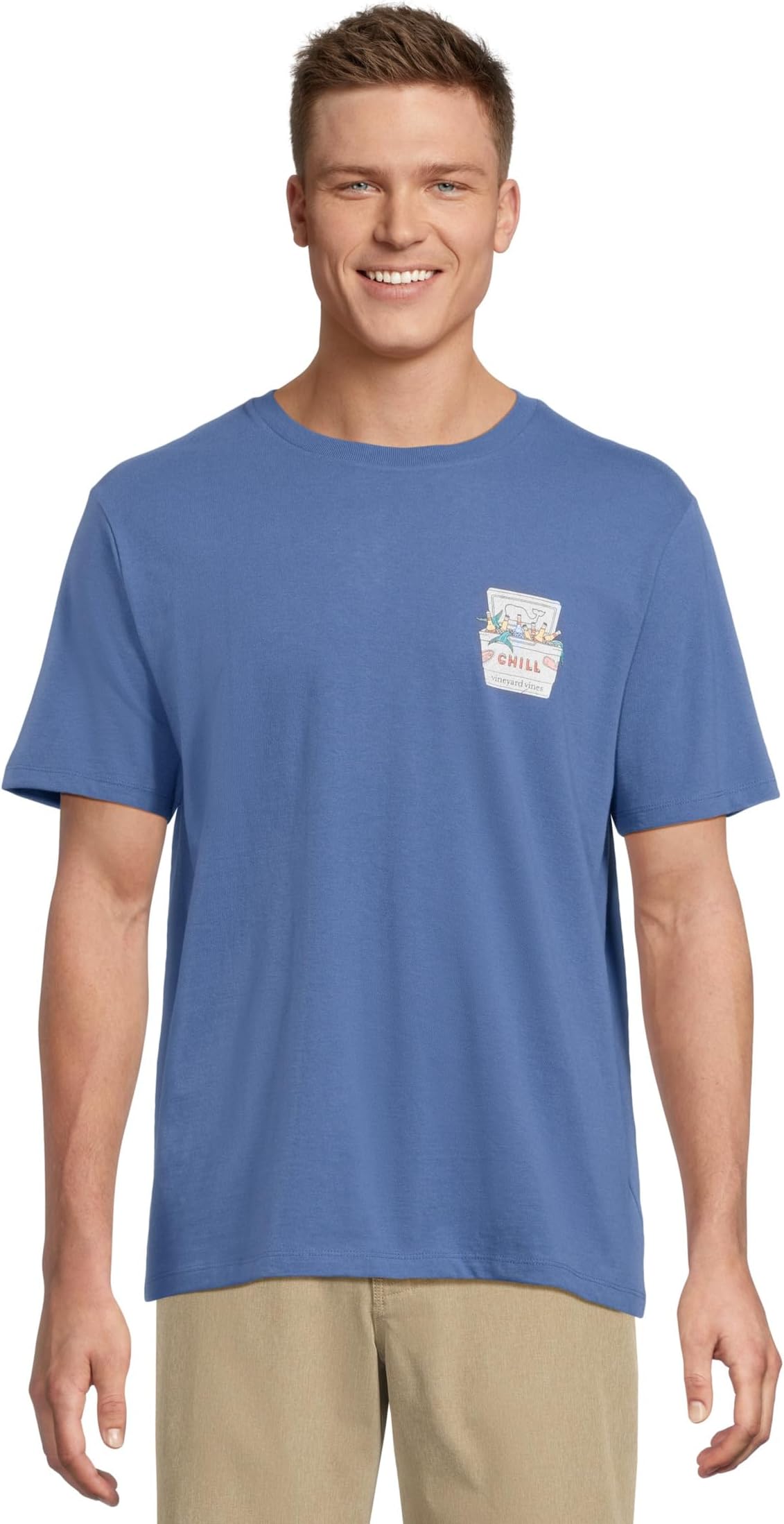 

Футболка Vineyard Vines Chill Cooler Short-sleeve Tee, цвет Moonshine