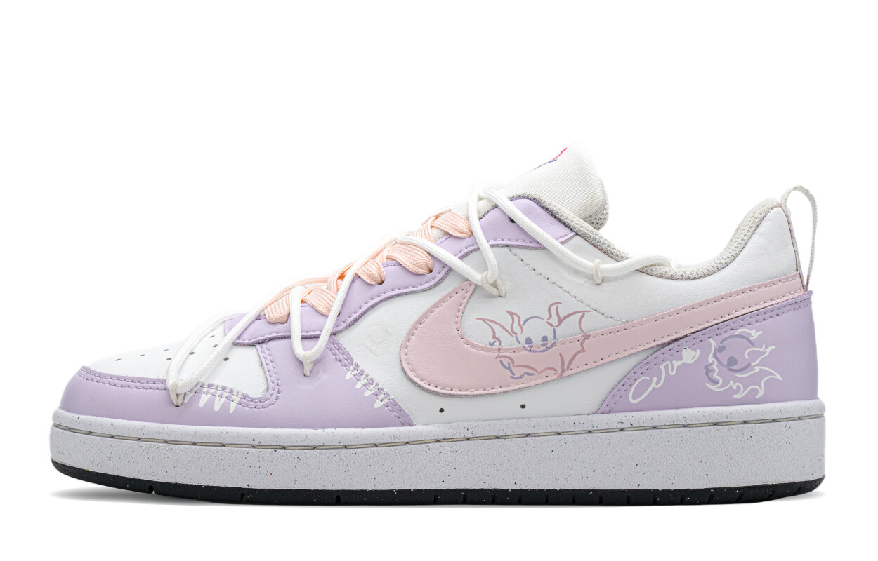 

Кроссовки Nike Court Borough Skateboarding Shoes Women's Low-top Purple/Pink, фиолетовый