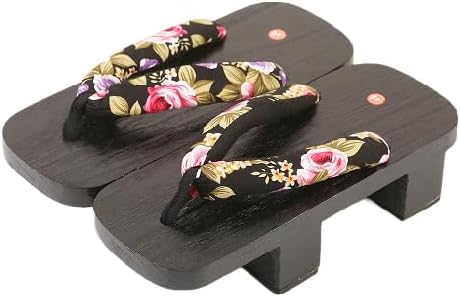 

Летние сандалии, японские деревянные кломпы, мужские двухзубые деревянные тапочки для пары, противоскользящие и износостойкие шлепанцы на высоком каблуке (Размер: EU 38, Цвет: Синий B) Bydzkj