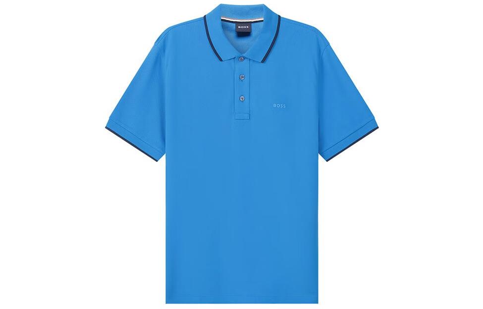 

Футболка поло мужская синяя HUGO BOSS