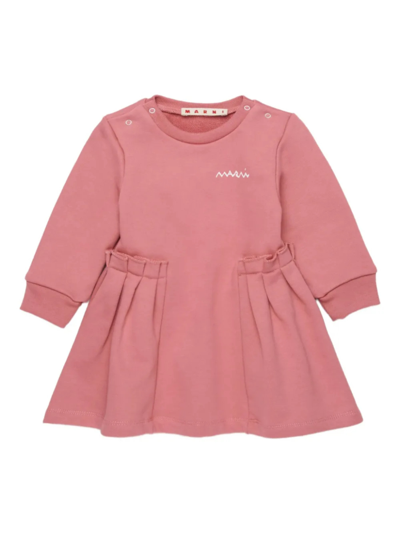 

Marni Kids платье с пуговицами, розовый