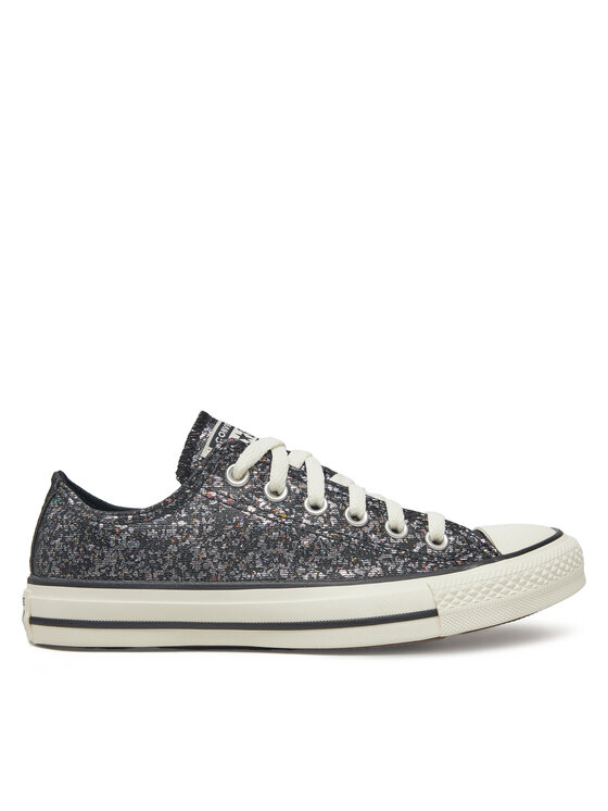 Тканевые кроссовки Chuck Taylor All Star Glitter A11138C 001 Converse, черный