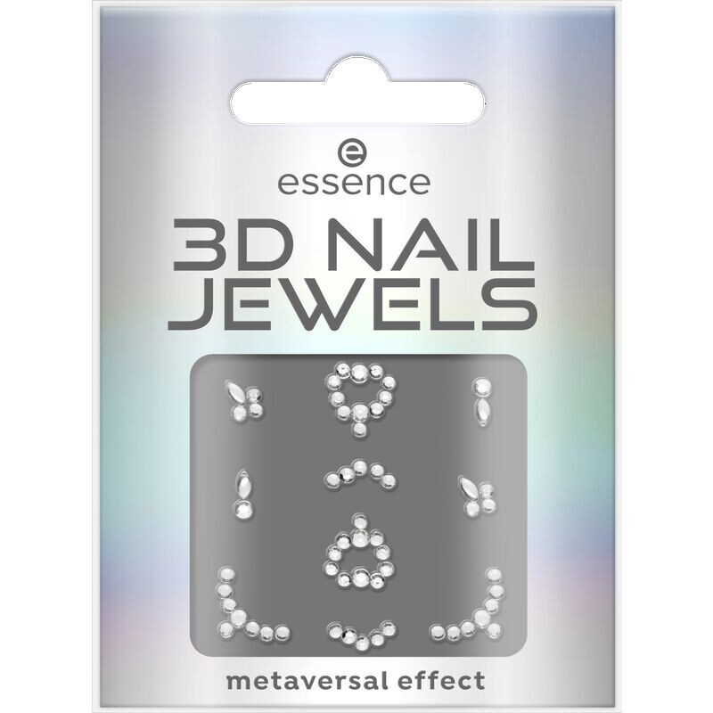 

3D Nail Jewels 02 зеркальная вселенная essence, 10 шт.