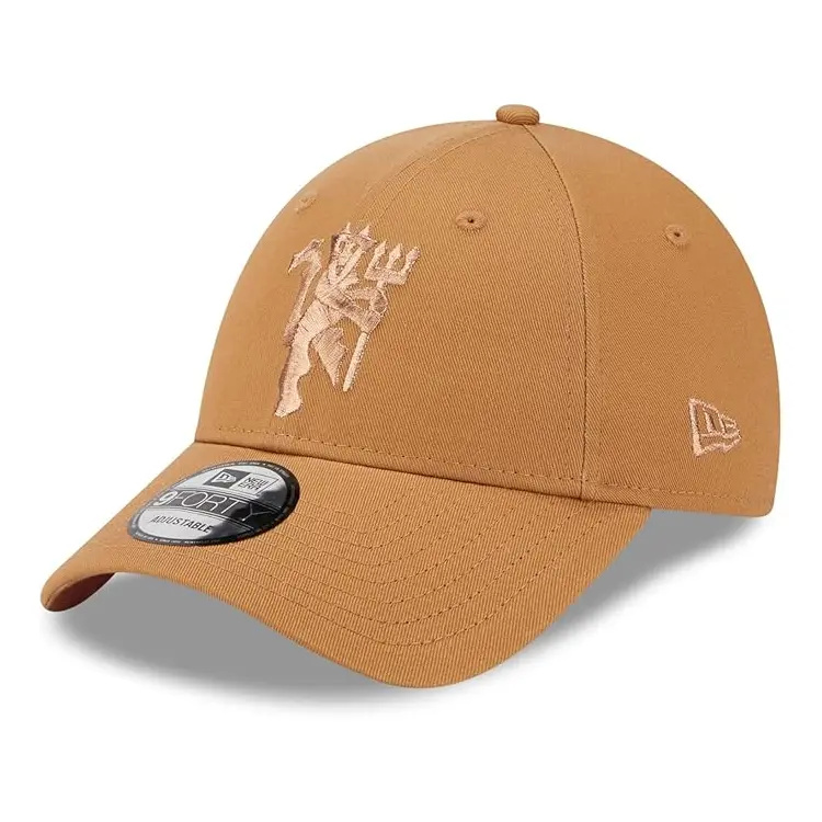 

New Era Хлопковая бейсболка женская коричневая, Brown