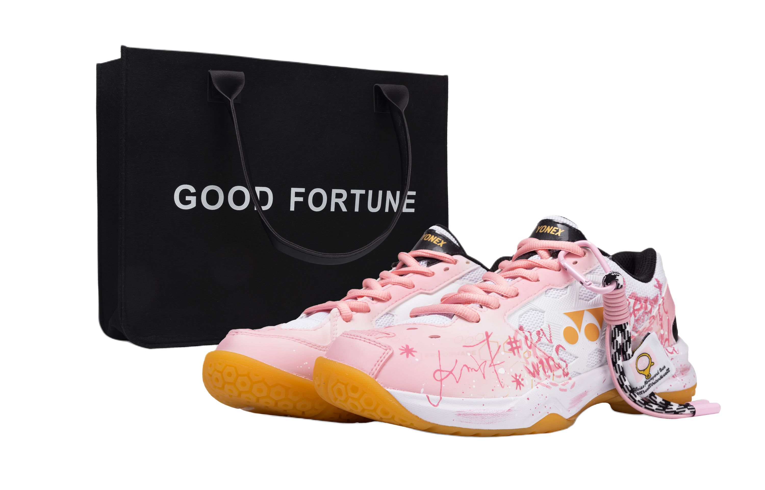 

YONEX Power Cushion износостойкие и легкие низкие кроссовки для бадминтона Unisex Pink