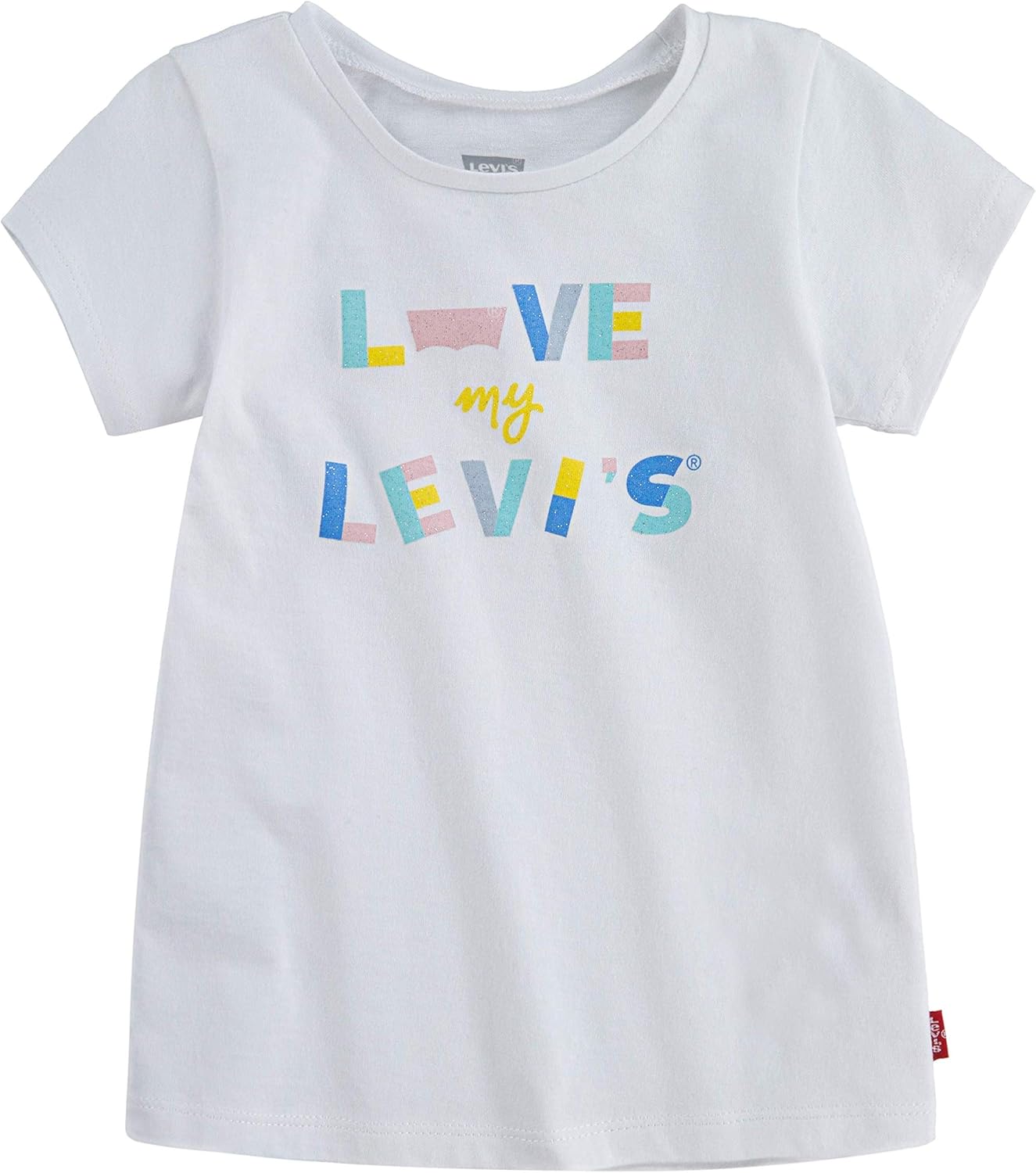 

Футболка с принтом Levi's Baby-Girls, White/Pastel, Белый, Футболка с принтом Levi's Baby-Girls, White/Pastel