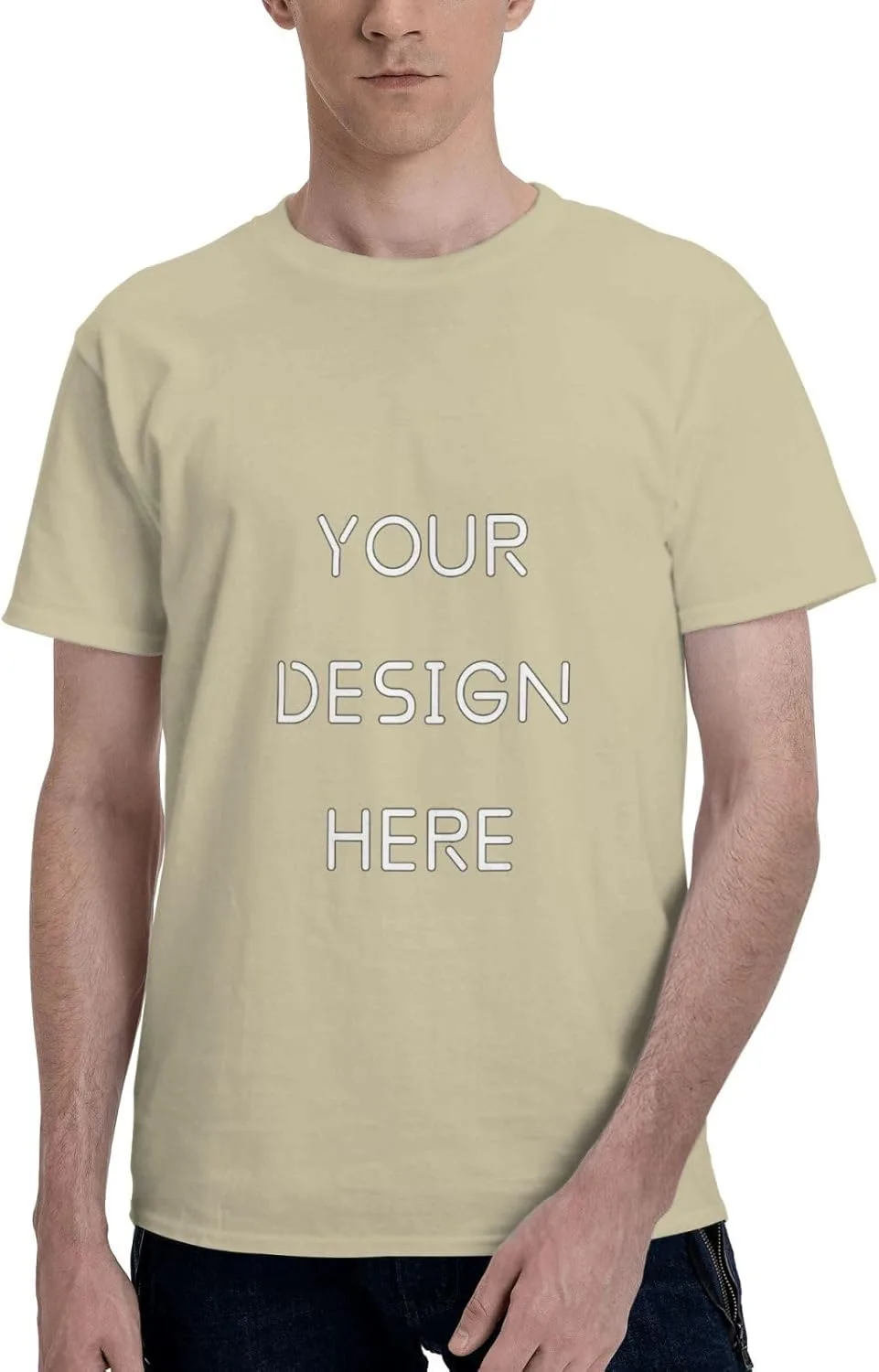 

Футболка с нанесением текста и логотипа