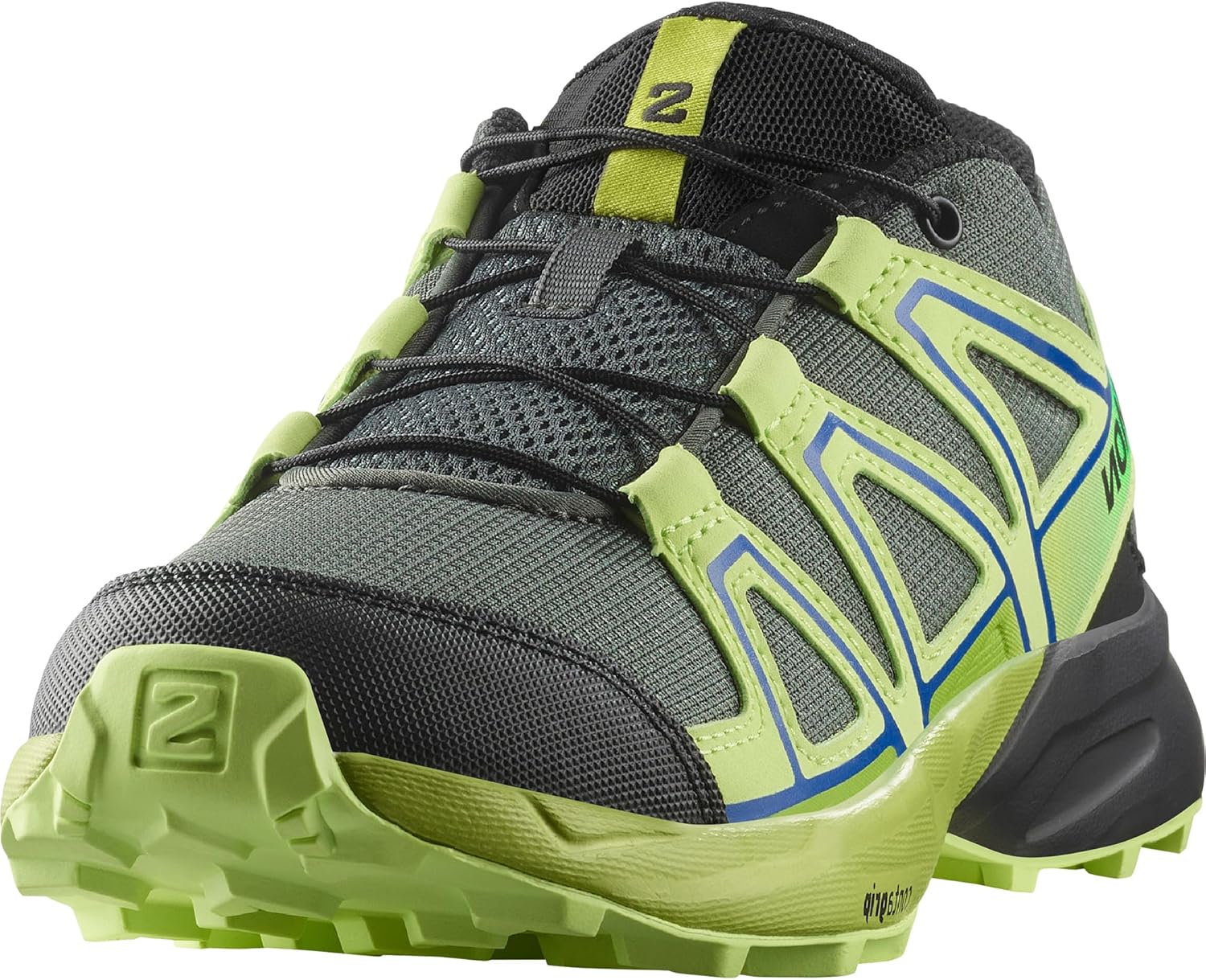 Детские кроссовки для трейлраннинга Salomon Speedcross, Urban Chic/Sharp Green/Dark Citron — фото 2