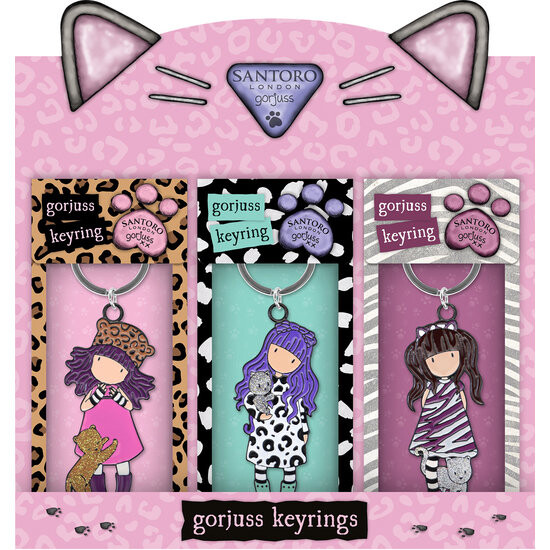 

Дисплей 12 Llaveros Para Regalo Gorjuss SAFTA