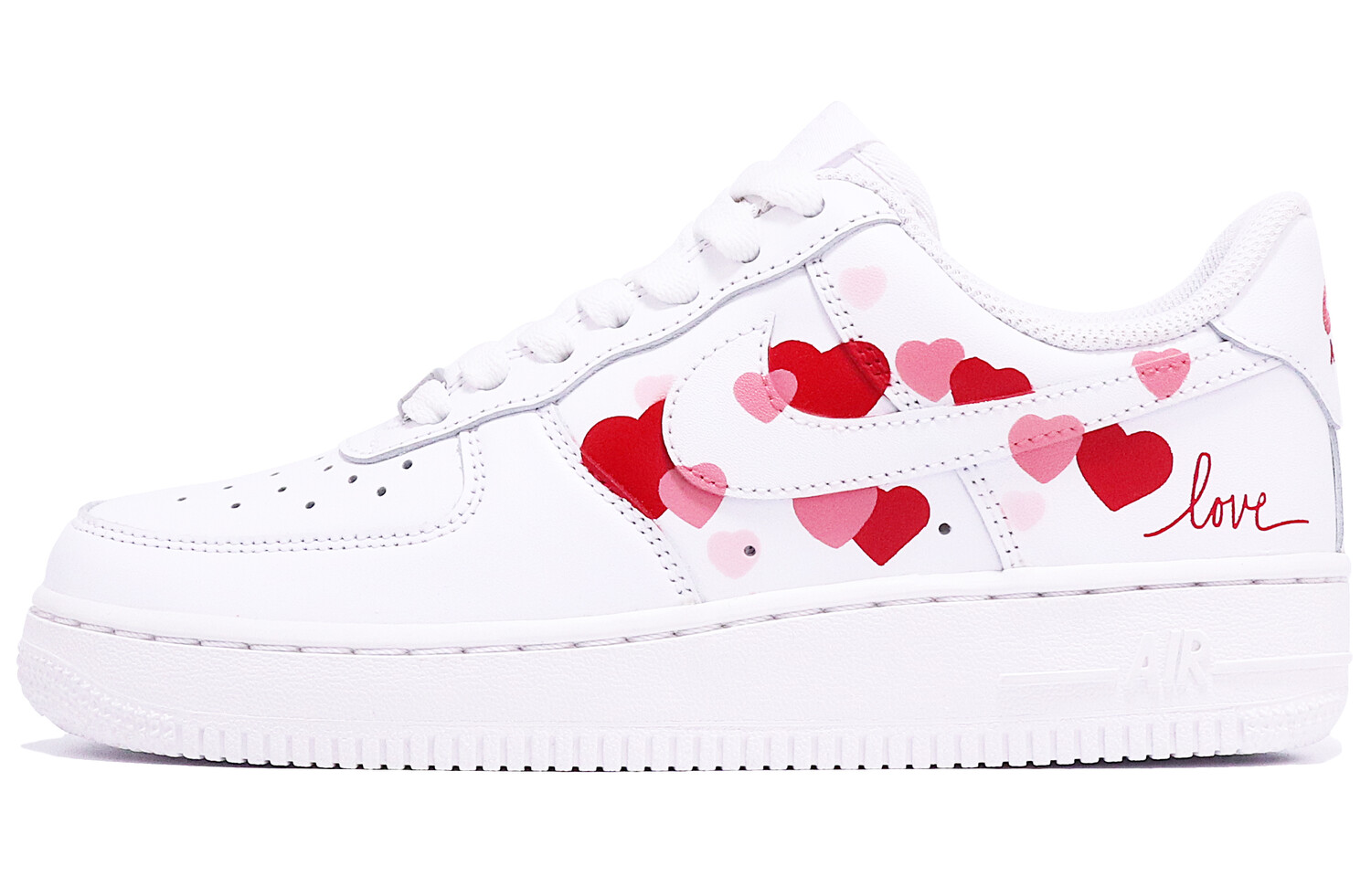 

Кроссовки Nike Air Force 1 Skateboard Shoes Women's Low-Top White/Red