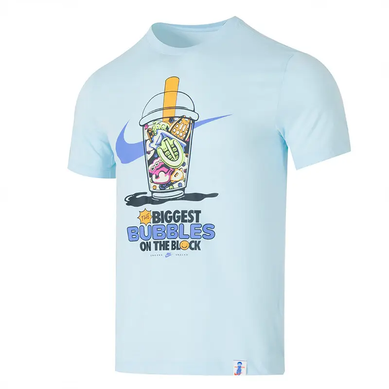 

Nike Футболка SS25 мужская светло-голубая, Синий, Nike Футболка SS25 мужская светло-голубая