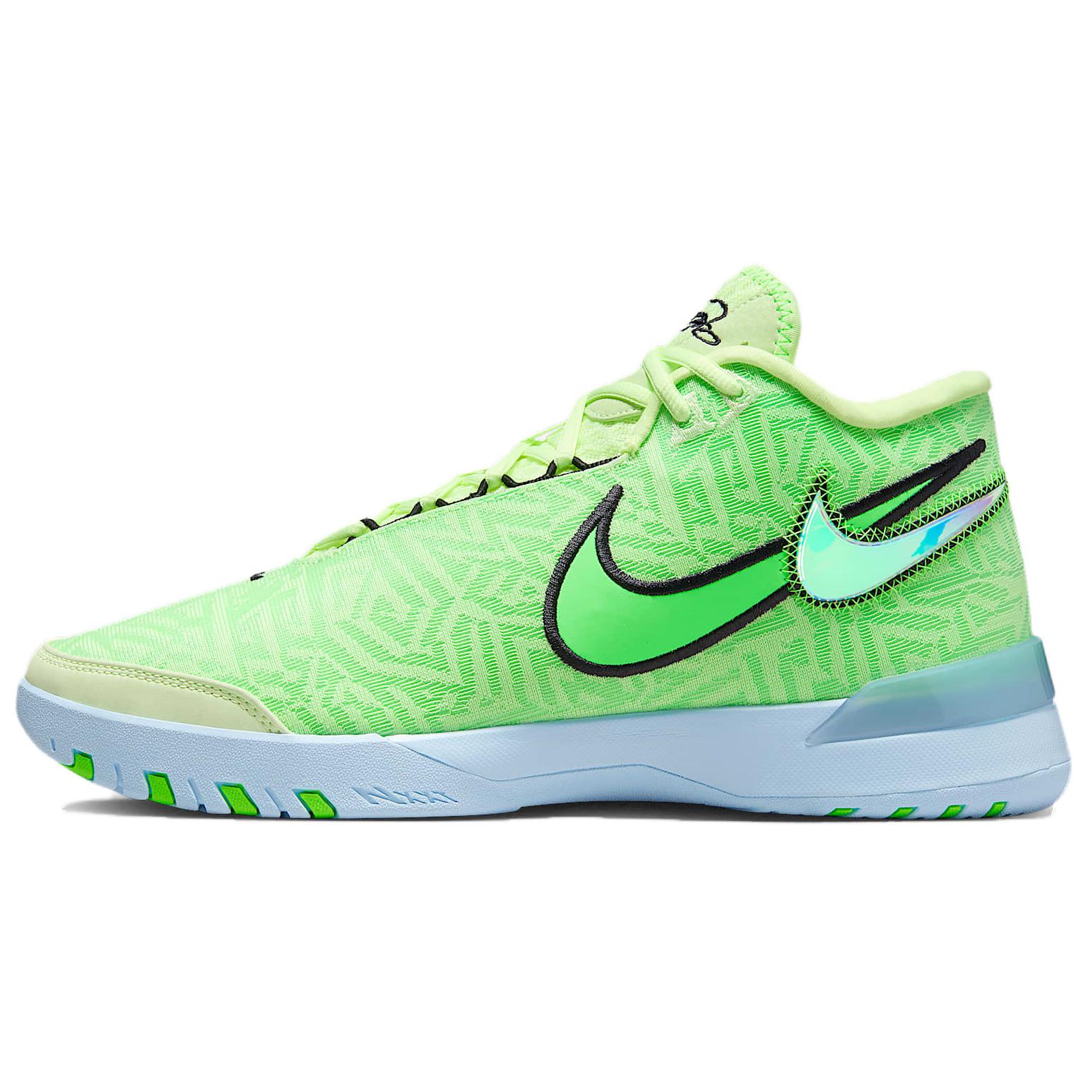 

Кроссовки Zoom LeBron Nxxt Genisus Ep Barley Volt Solid Outsole Nike, зеленый