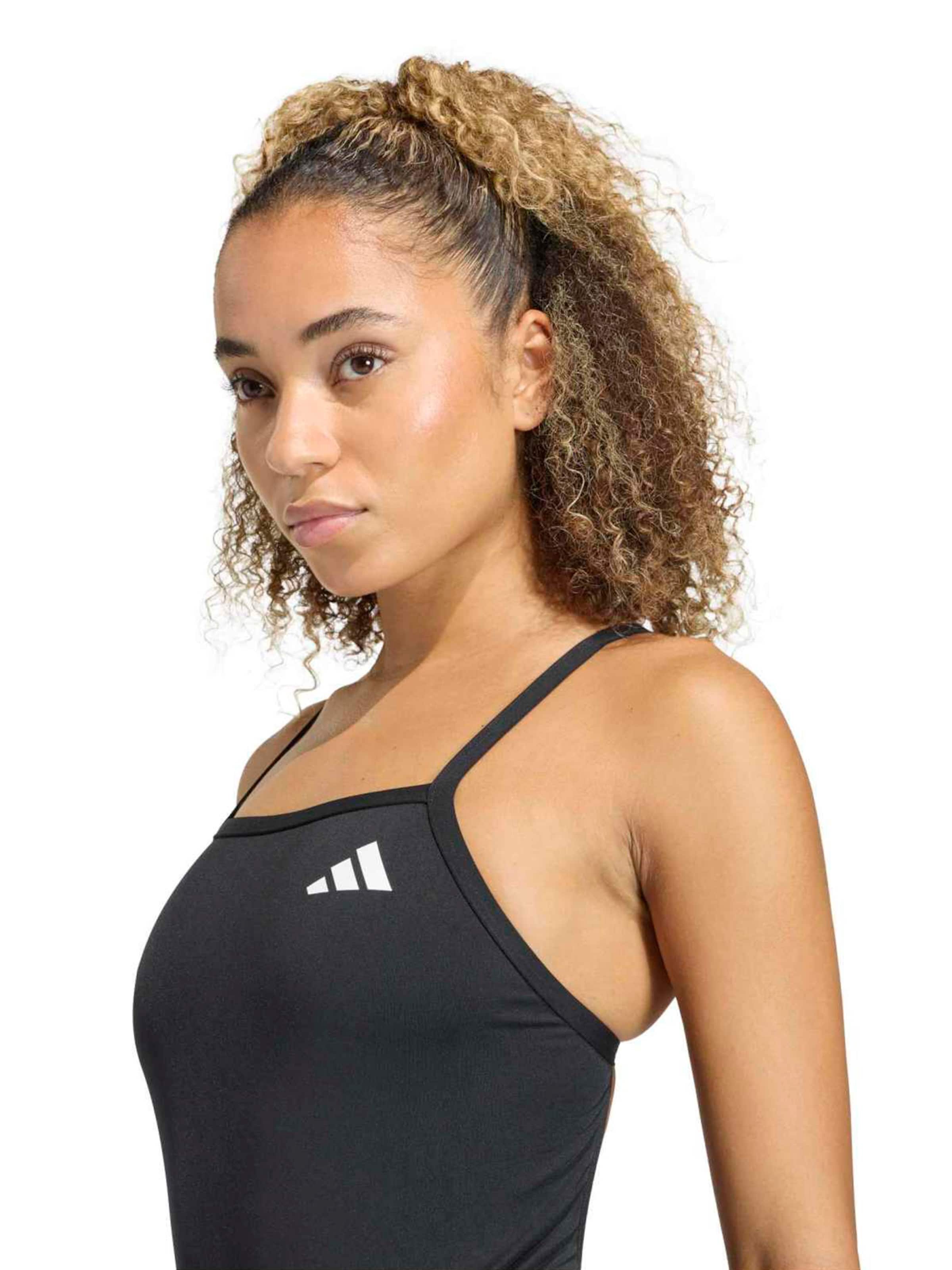 Adidas Performance Спортивный купальник-бралетт 'ESS' в черном цвете — фото 3