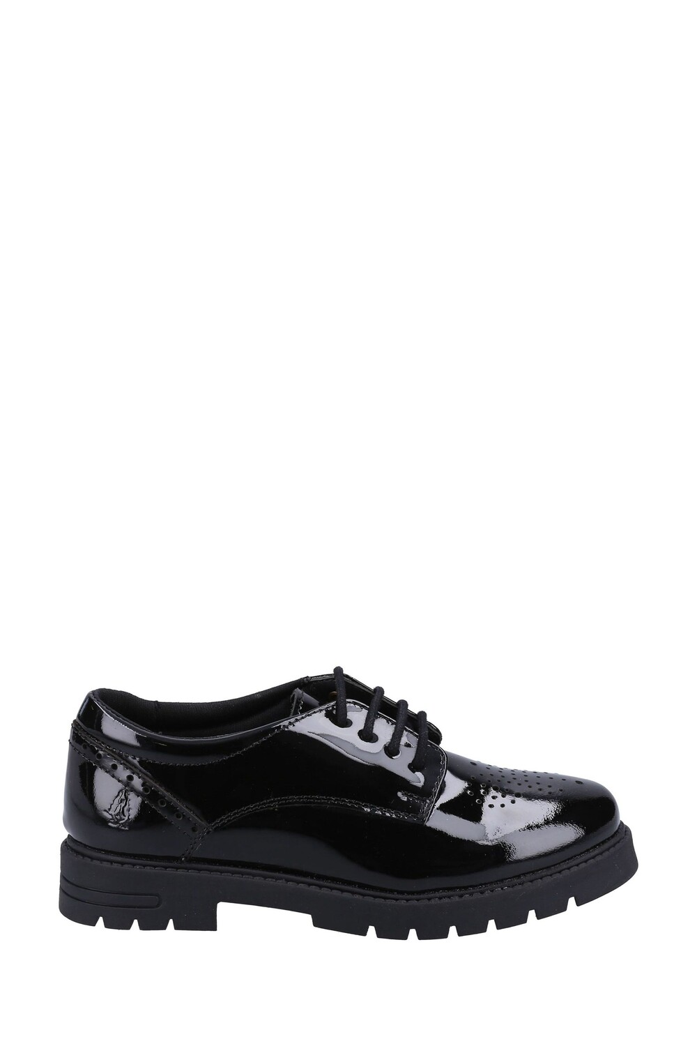 

Jayne Senior черные лакированные туфли Hush Puppies, черный