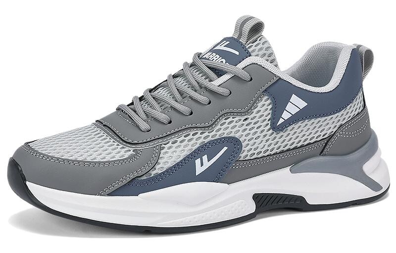 Кроссовки WARRIOR Lifestyle Shoes Men Low-top Blue, серый/синий — фото 2