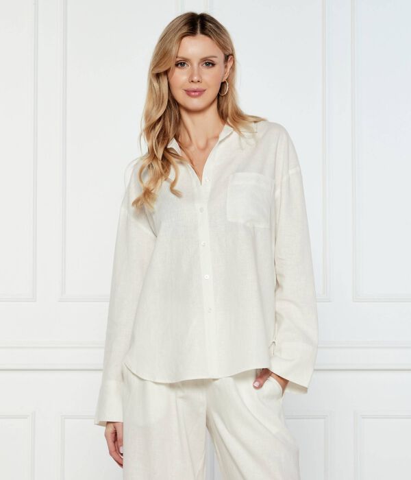 

Рубашка Relaxed fit Emporio Armani, экрю