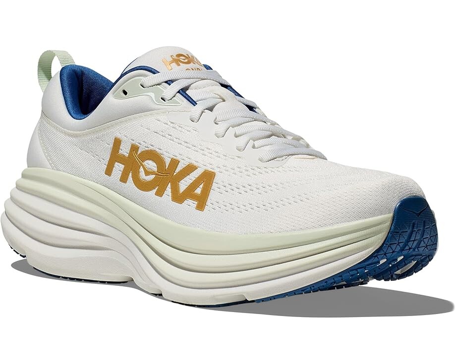 

Кроссовки Hoka Bondi 8, цвет Frost/Gold