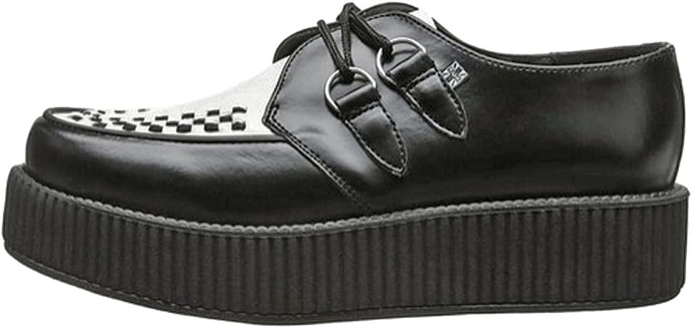 Туфли T.U.K. Unisex V6802 Creeper Oxford, черно-белый — фото 4