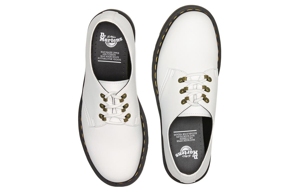 Dr.Martens 1461 Женская повседневная обувь унисекс, White — фото 4