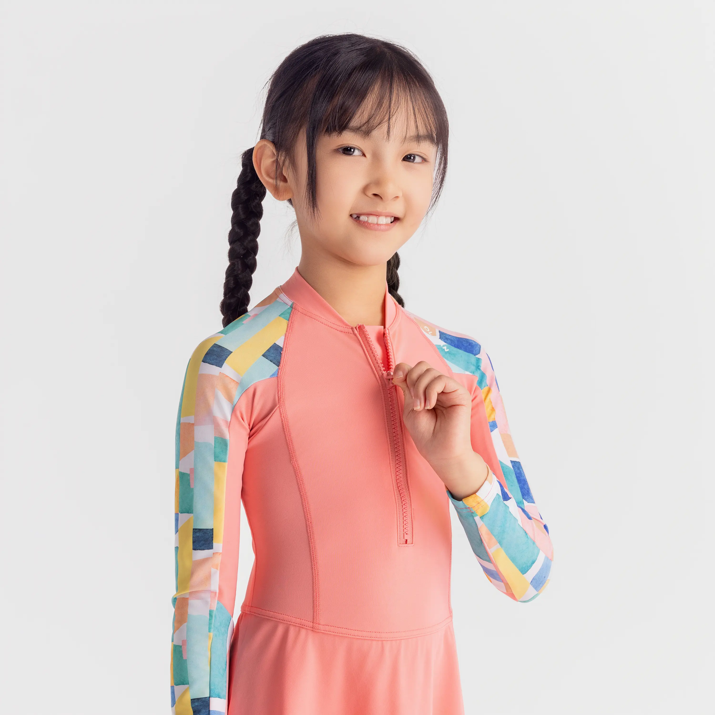 

Купальник для серфинга для девочек SUZY 1P ORCHID PINK OLAIAN