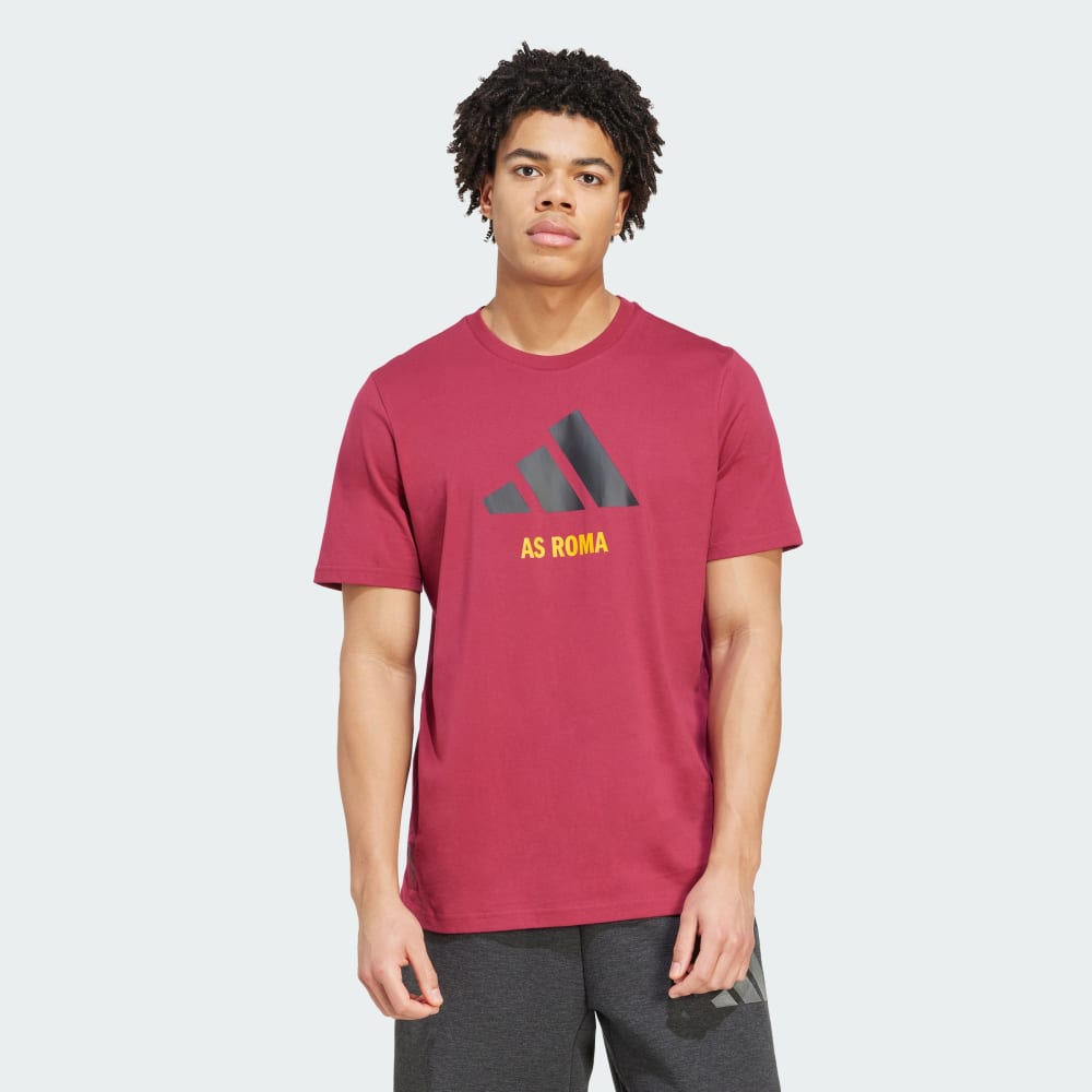 

Футболка Adidas AS Roma Seasonal Graphic Tee, цвет Legacy Burgundy/Black