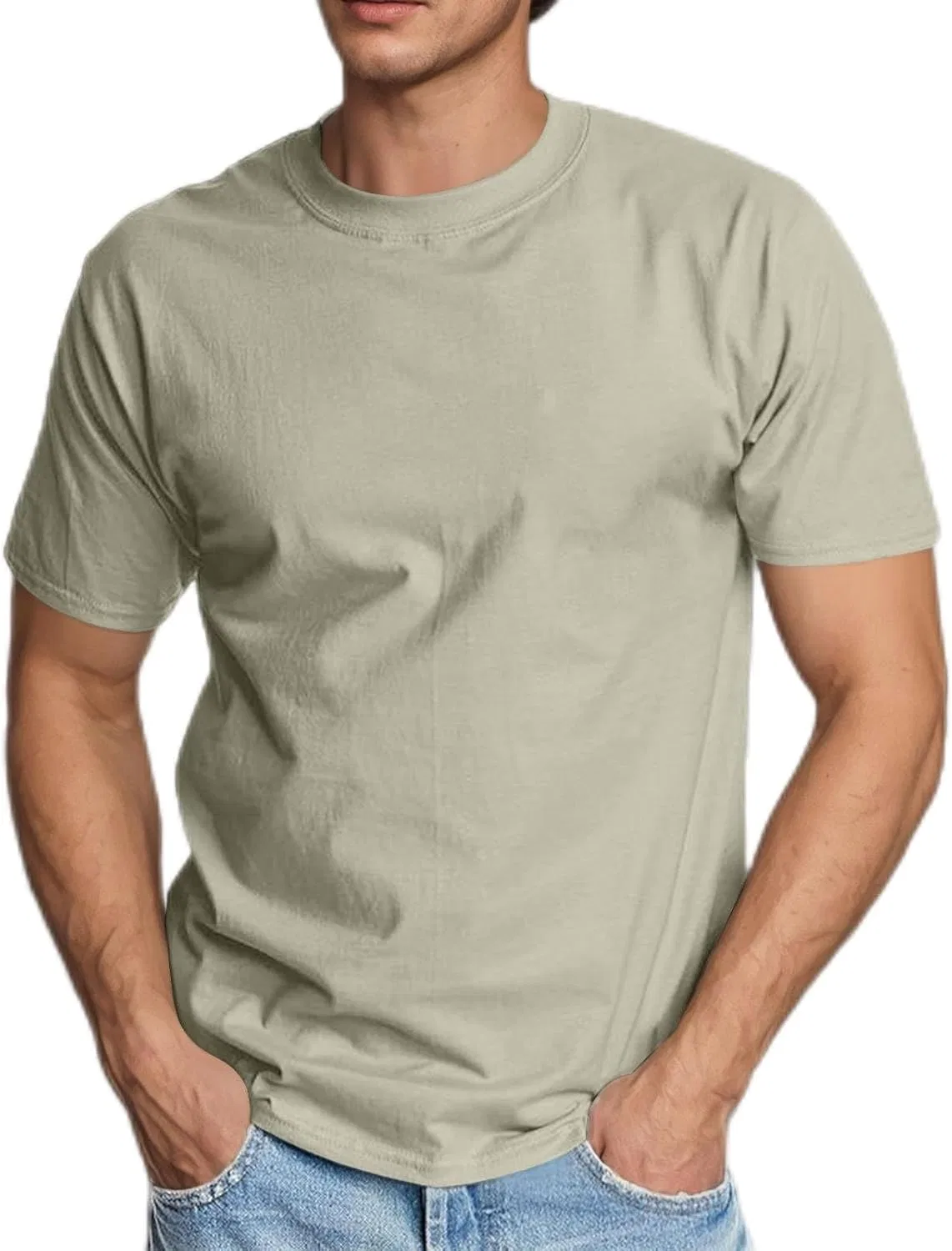 Футболка хлопковая Premium, Khaki