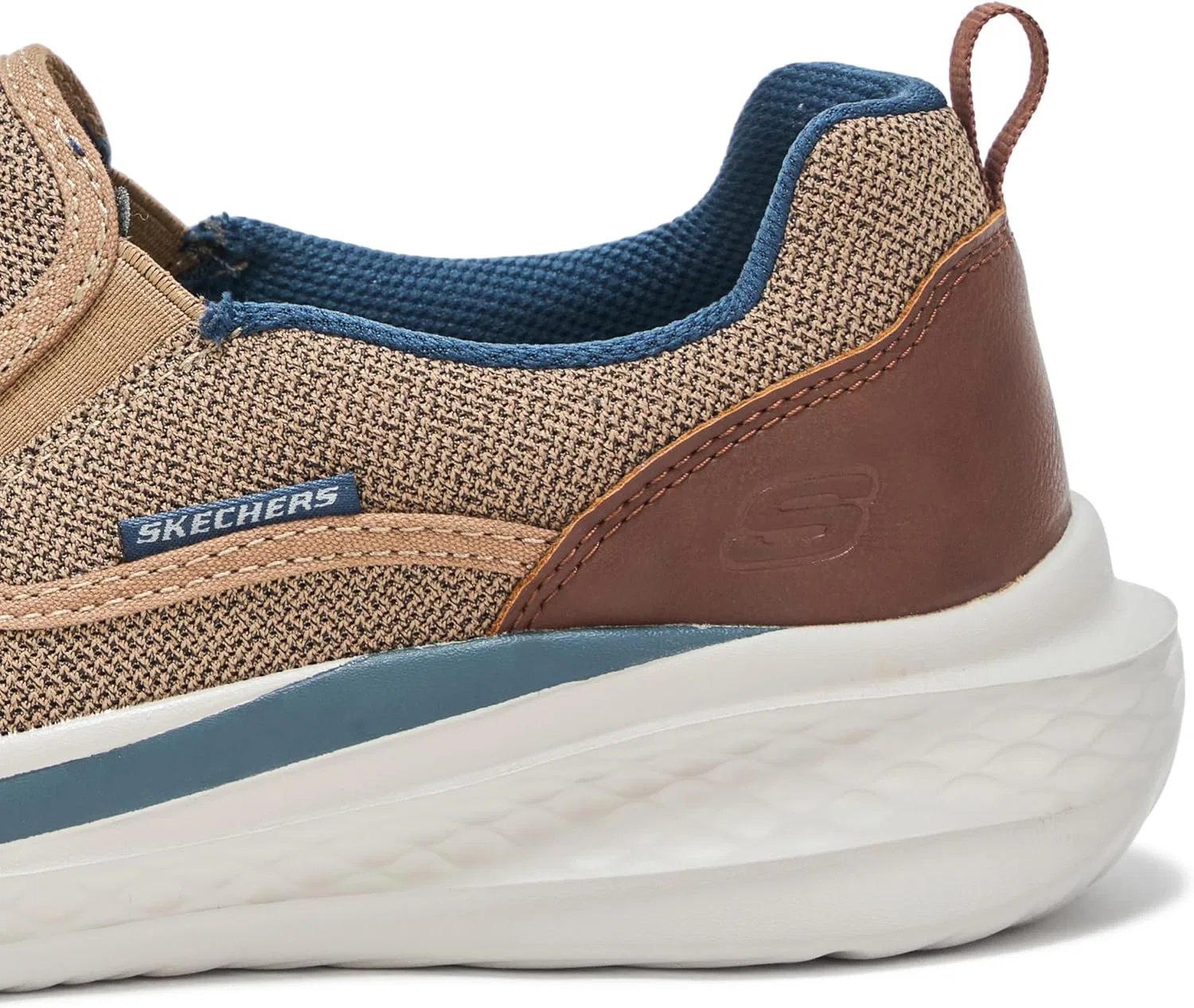 Мужские кроссовки Skechers USA Slade Lucan, Taupe — фото 4