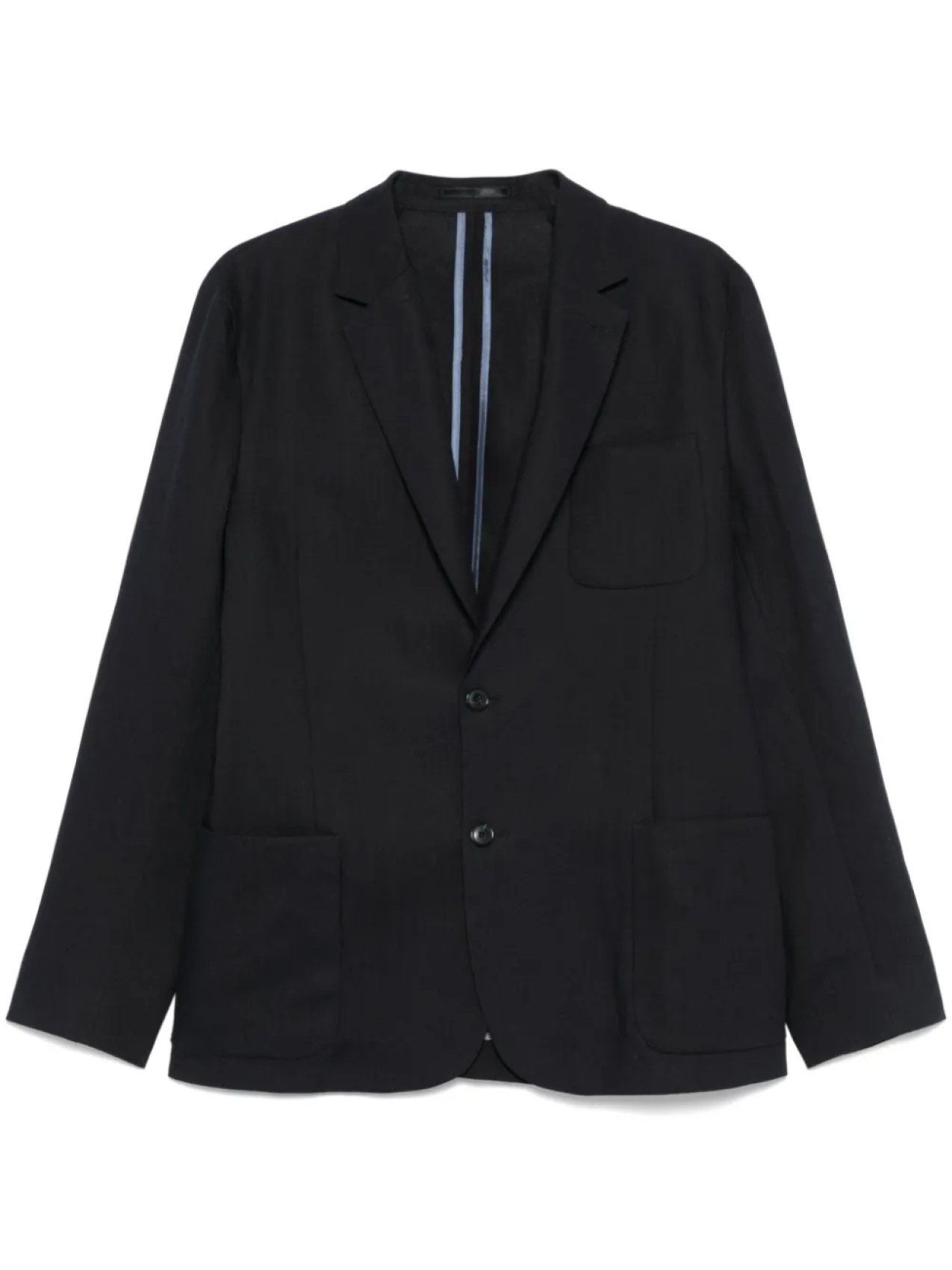 

Льняной блейзер без подкладки Paul Smith, синий
