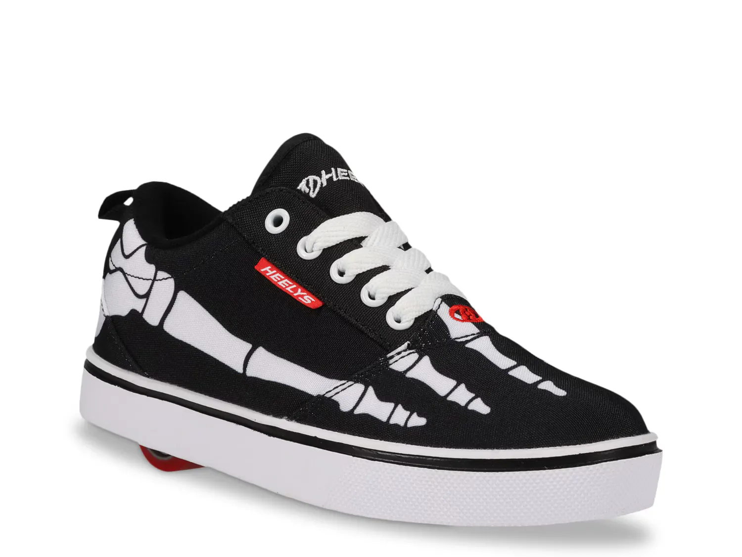 

Кроссовки Pro 20 Skeleton Print Skate Shoe Heelys, черно-белый, Черный, Кроссовки Pro 20 Skeleton Print Skate Shoe Heelys, черно-белый