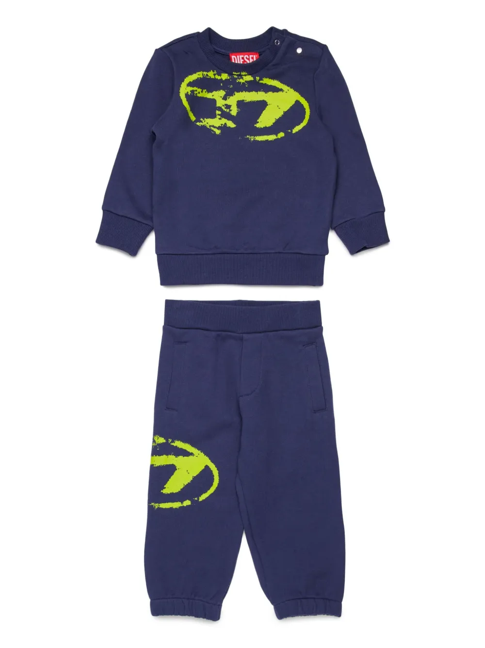 

Спортивный костюм с логотипом Diesel Kids, синий