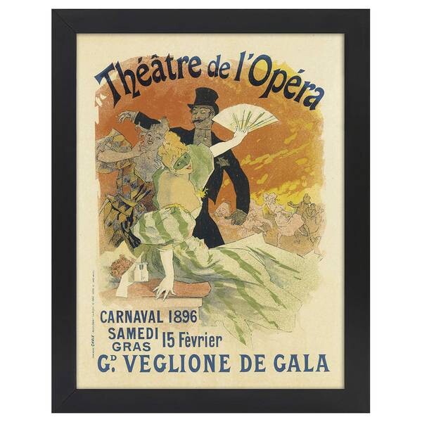 

Рамка для фотографий LegendArte Poster Théâtre de l'Opéra, черный