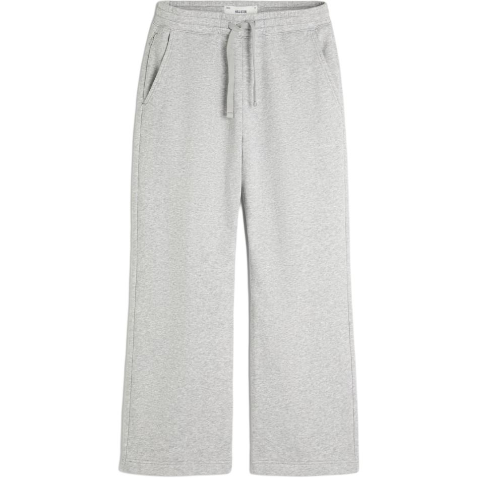 

Hollister/ Повседневные брюки мужские серые умеренно расклешенные