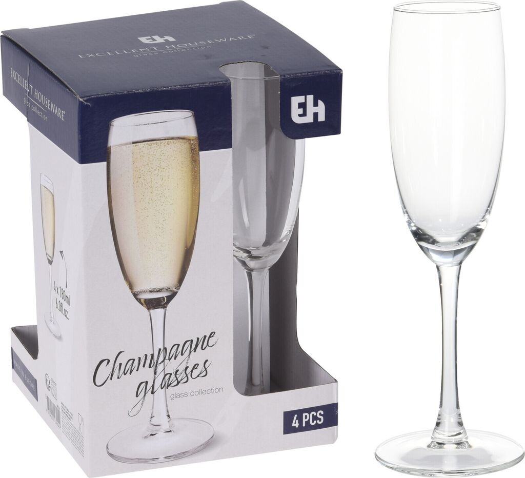 

Набор бокалов для шампанского 18cl 4 шт Lifestyle, прозрачный