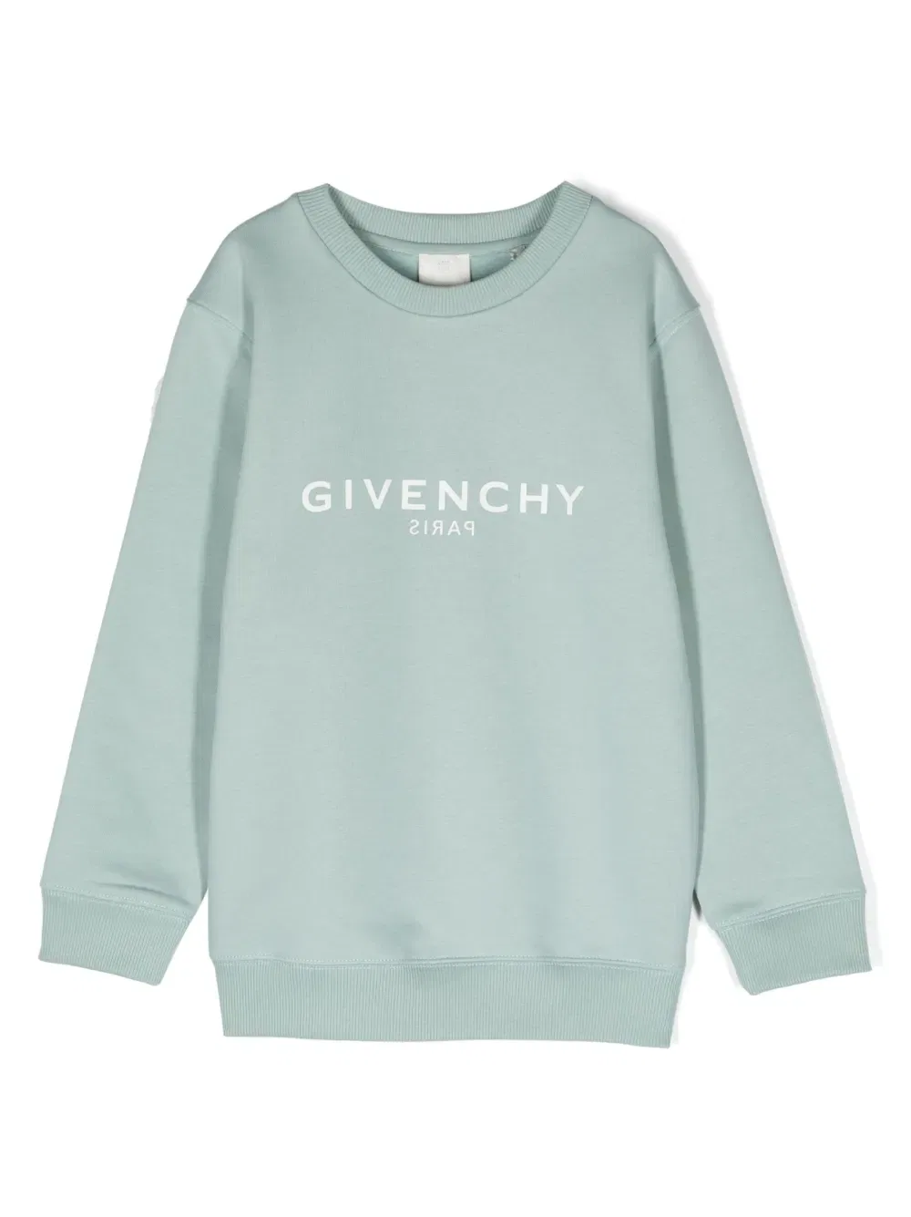 Толстовка с длинными рукавами и логотипом Givenchy Kids, синий