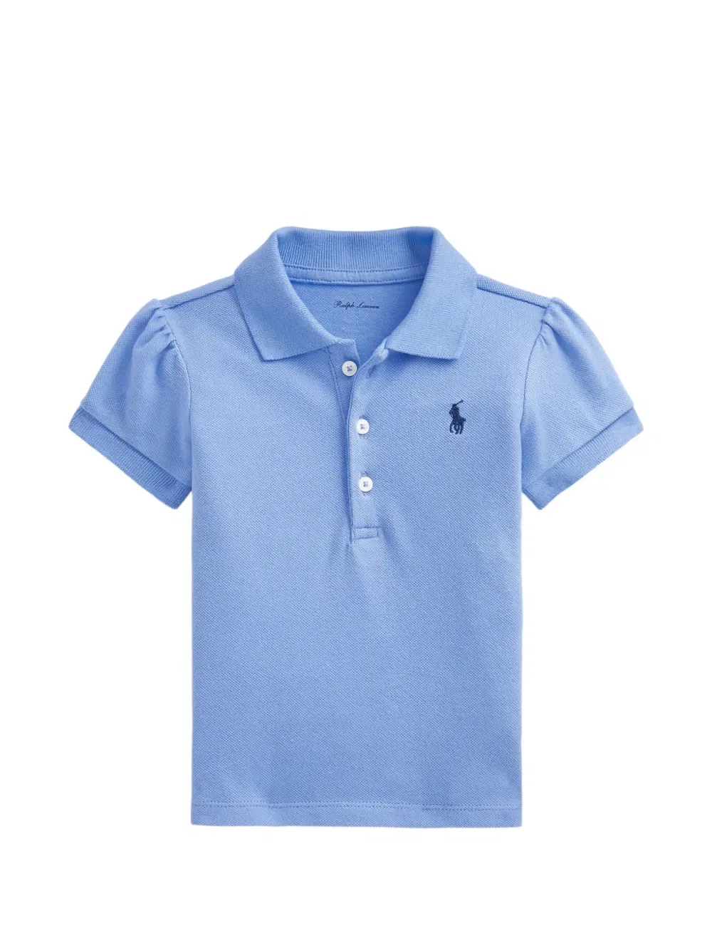 Рубашка поло с вышитым пони Polo Ralph Lauren Kids, синий