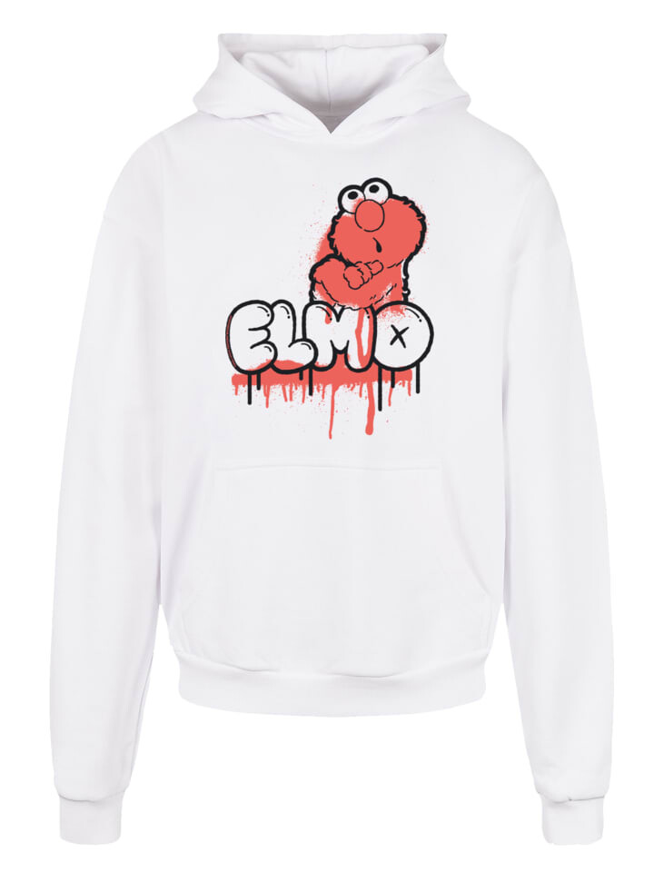 

Пуловер F4NT4STIC Heavy Sesamstraße Elmo Graffiti, белый