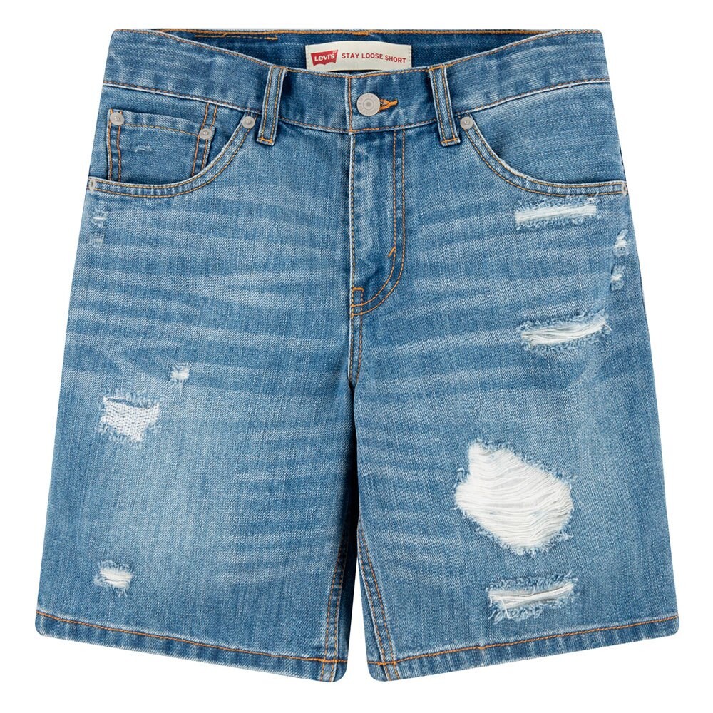 Джинсовые шорты Levis Stay Loose Regular Waist, синий