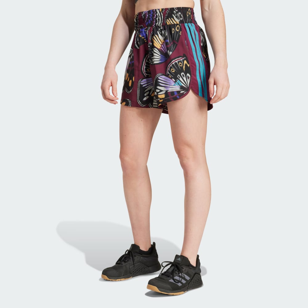 

Спортивные шорты Adidas x FARM Pacer Shorts, цвет Multicolor/Amazon Red/Energy Ink