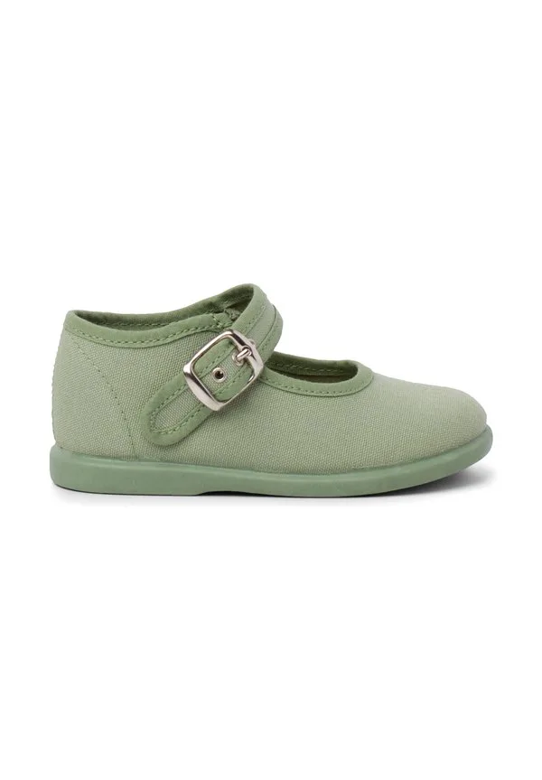 Детские туфли tela hebilla Pisamonas, Verde Helecho