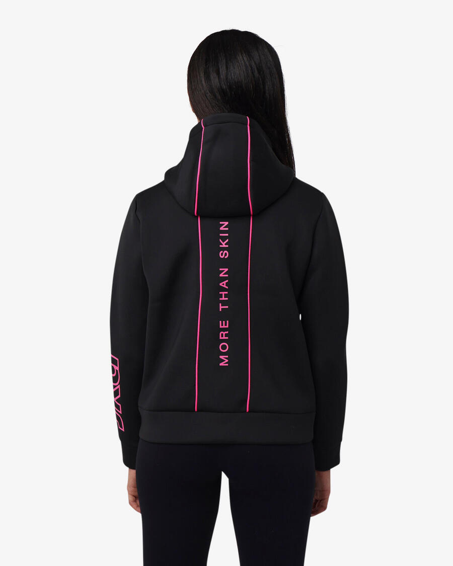 

JAKED черная женская толстовка из синтетического материала для фитнеса