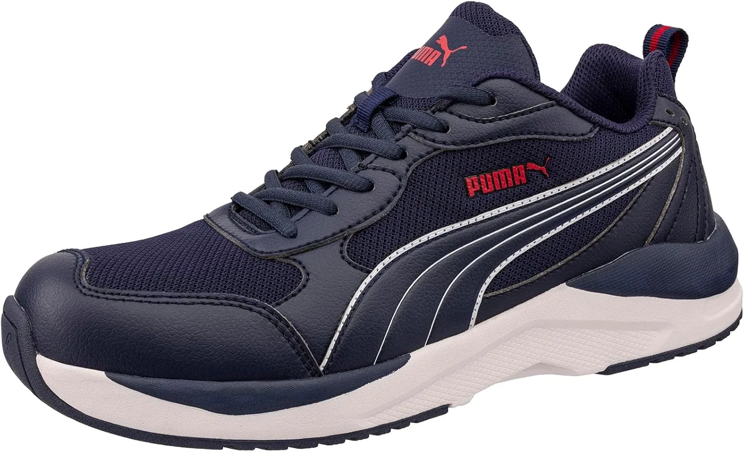 Защитные ботинки PUMA Safety Shift Low S1PS - термостойкие нескользящие рабочие ботинки со стальным защитным носком - легкие защитные ботинки для мужчин и женщин, Blue