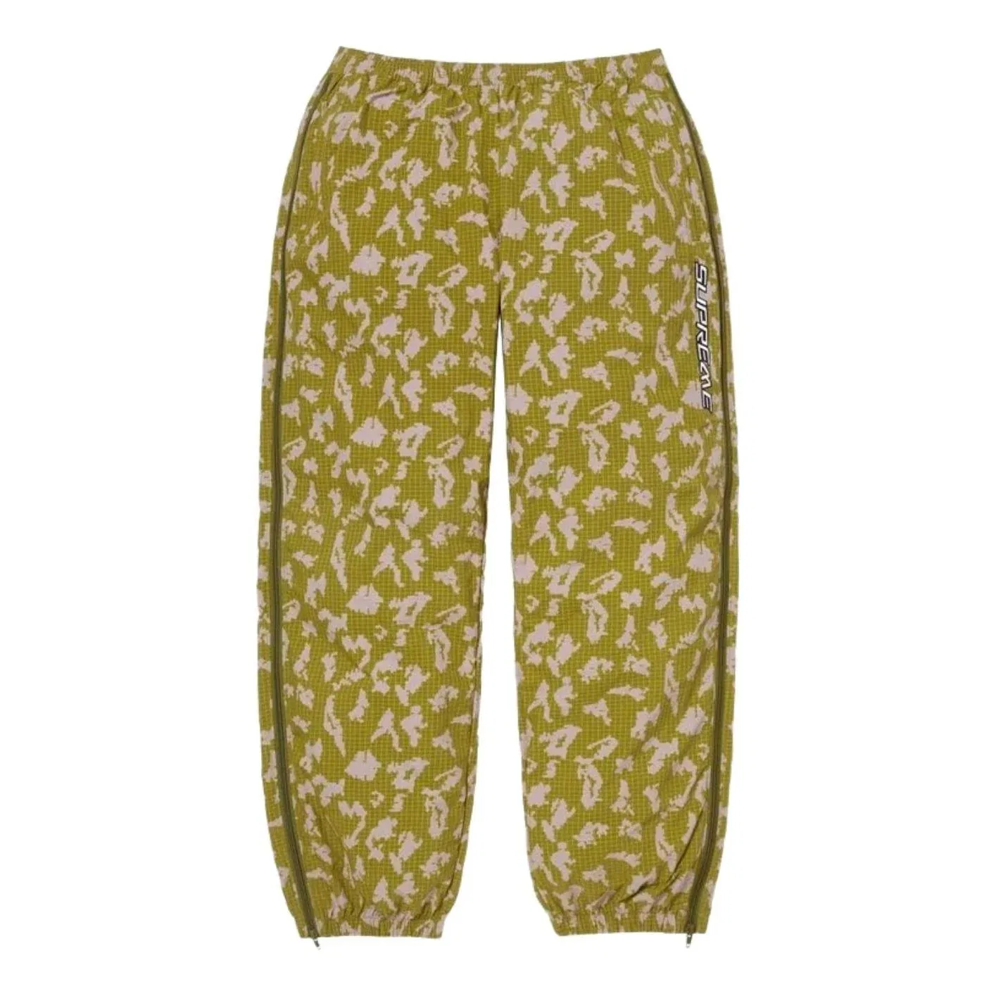 Спортивные брюки Supreme SS26 Ripstop Warm Up Pant 'Olive Camo' SUP-SS26-114-OLV, зеленый
